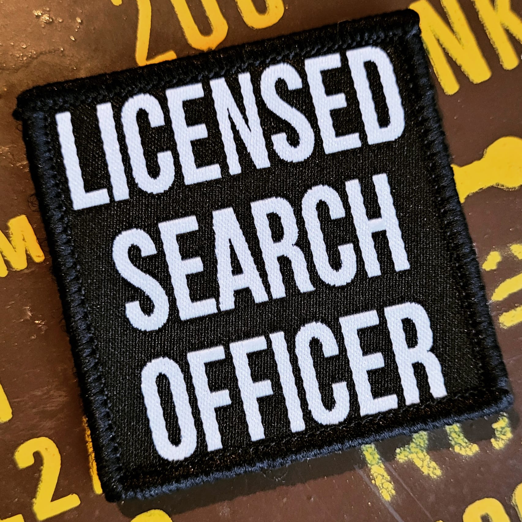 Licensed Search Officer Patch - 5cm