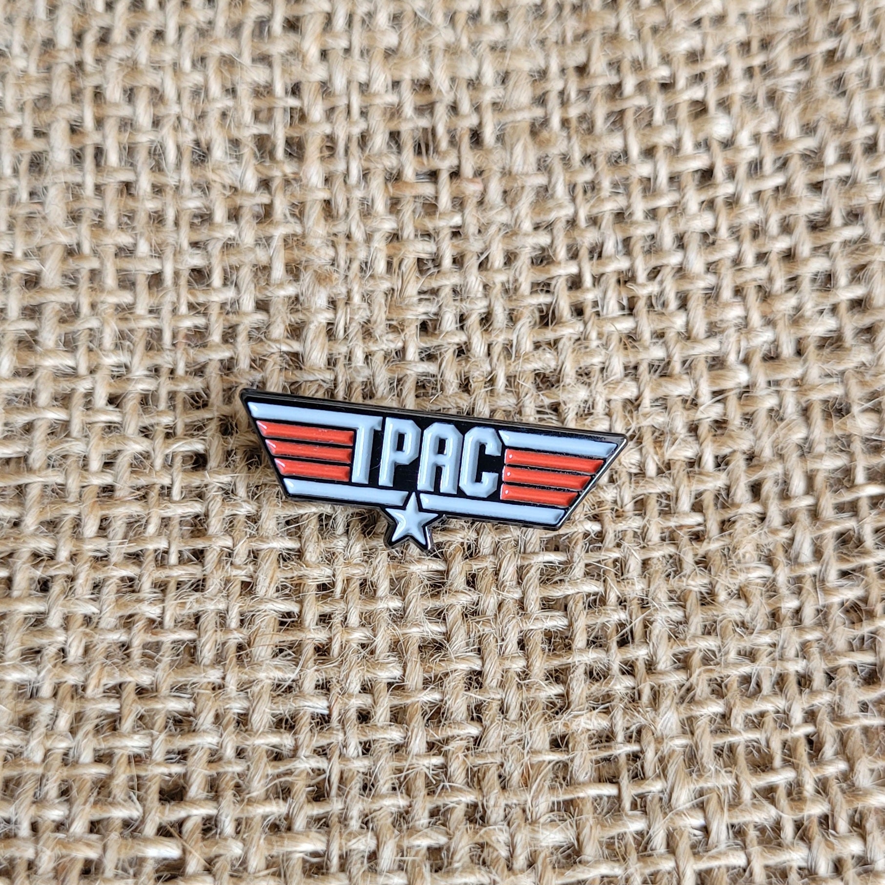 TPAC - Pin Badge (Red / Pink) – KitSgt