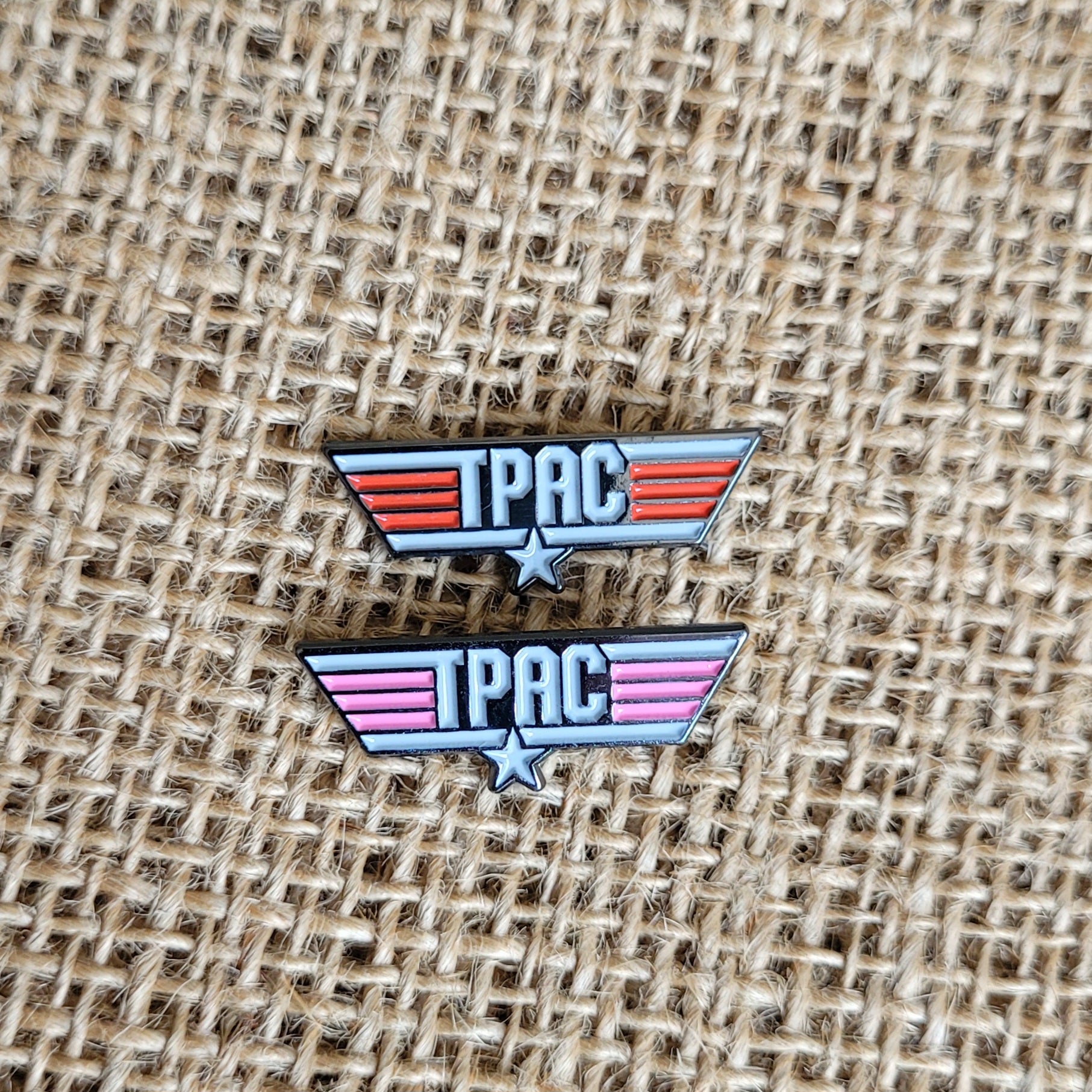 Alpc Pac Pin TPAC - Pin Badge (Red / Pink) – KitSgt