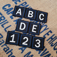 Team Patch - Letters / Numbers - 4cm