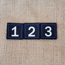 Team Patch - Letters / Numbers - 4cm