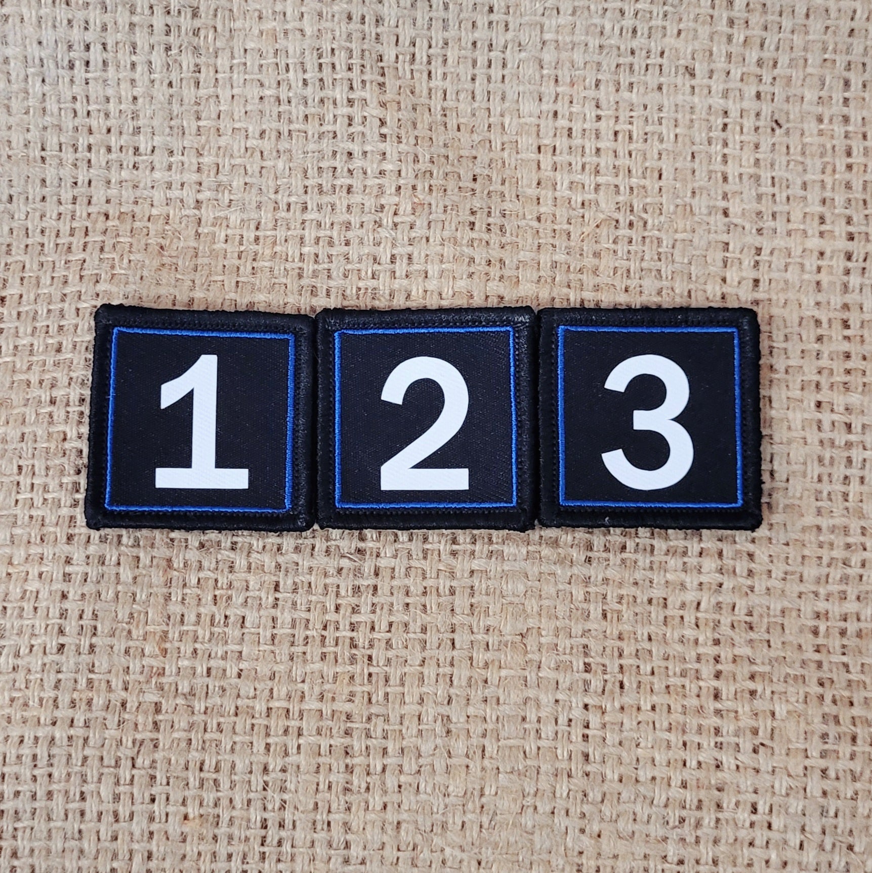 Team Patch - Letters / Numbers - 4cm