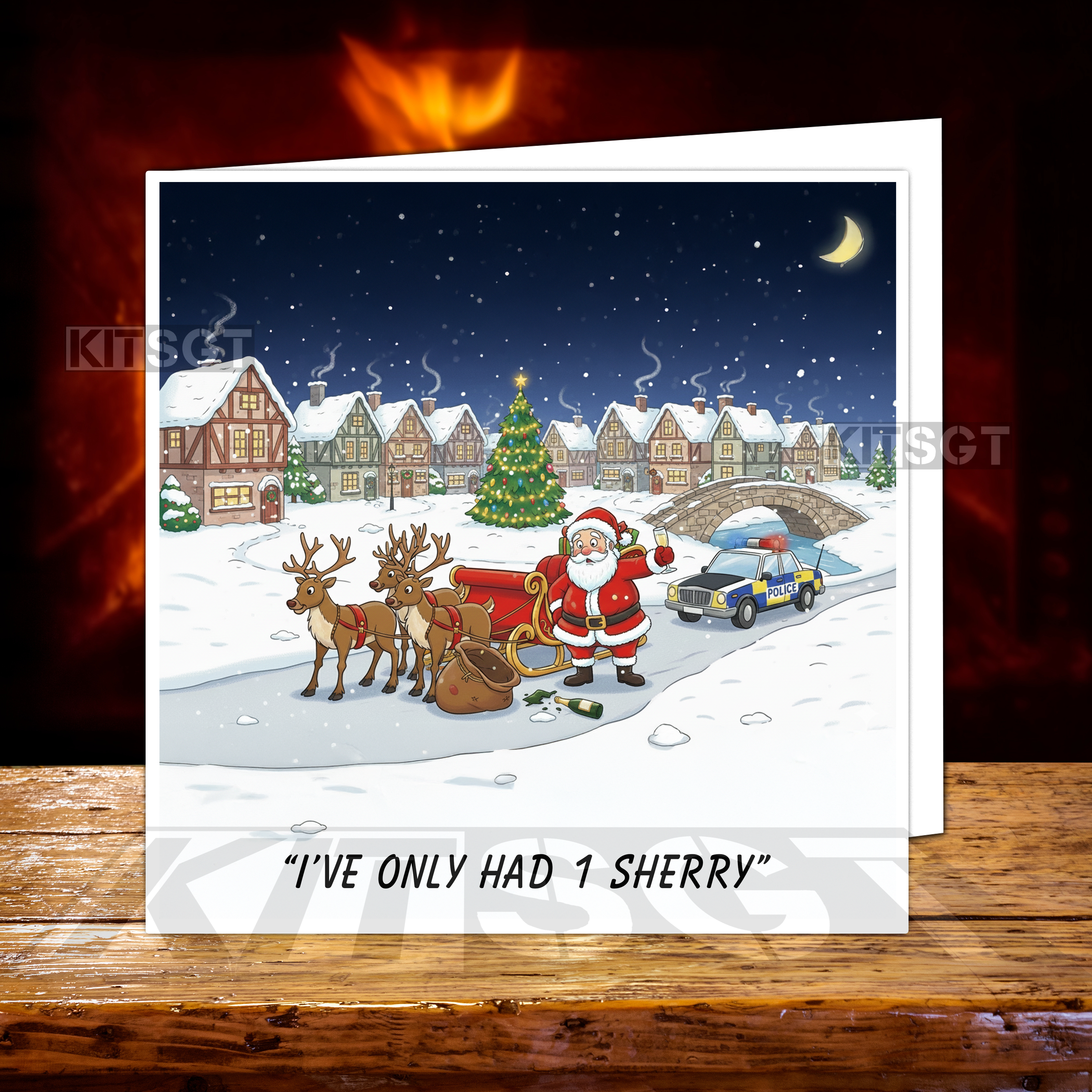 Christmas Card - 1 Sherry