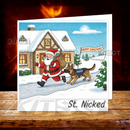 Christmas Card - St. Nicked
