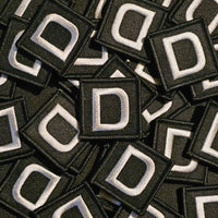 Letter and Number Patches