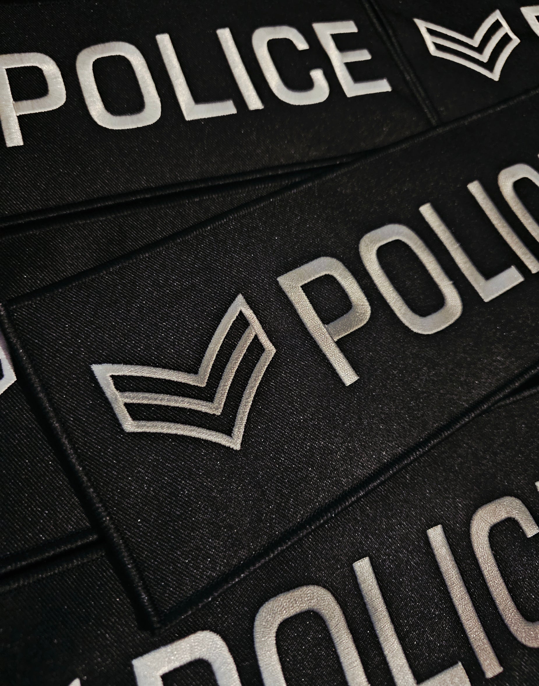 POLICE SGT Patch - back panel