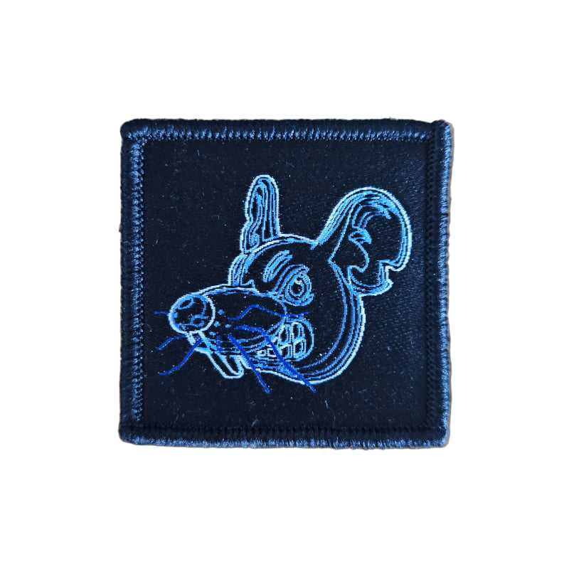 Neon Black Rat patch