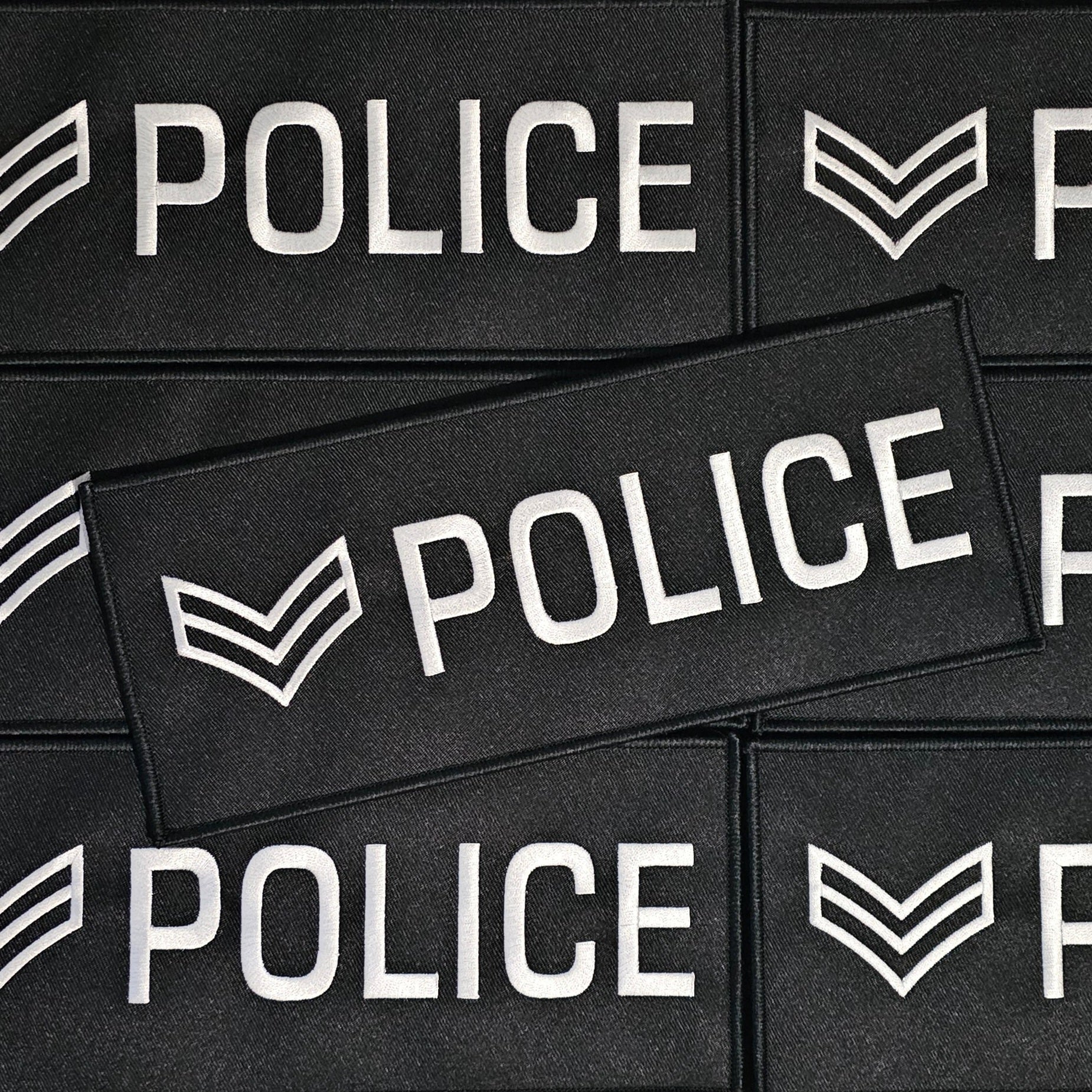 POLICE SGT Patch - back panel