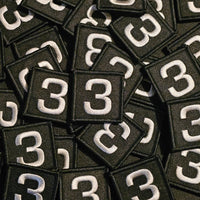 Letter and Number Patches