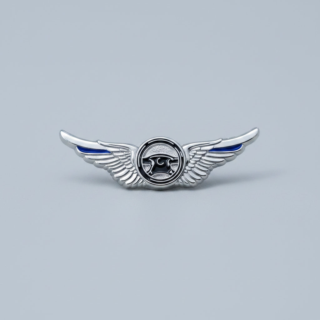 Advanced Driver - Pin Badge - Silver